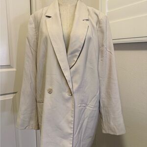 H&M Women's Off-White Blazer